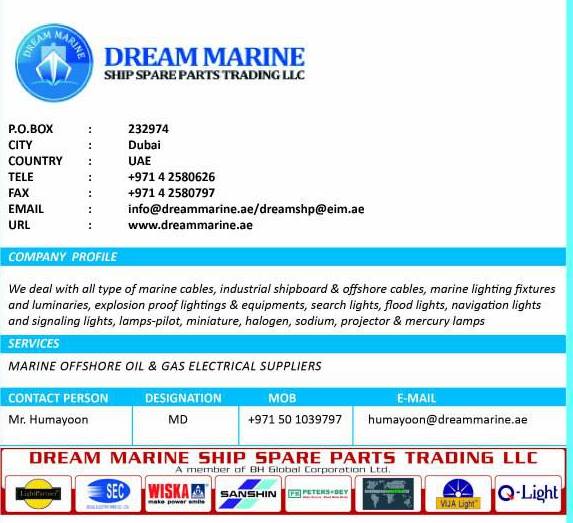 DREAM MARINE SHIP SPARE PART TRADING LLC